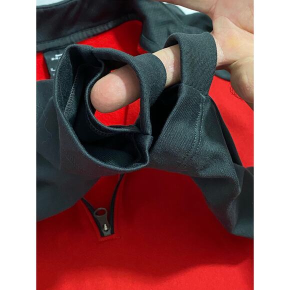 Nike Women's Academy Pro Drill Dri-Fit 1/4 Zip Top Red Size Medium - Picture 10 of 11